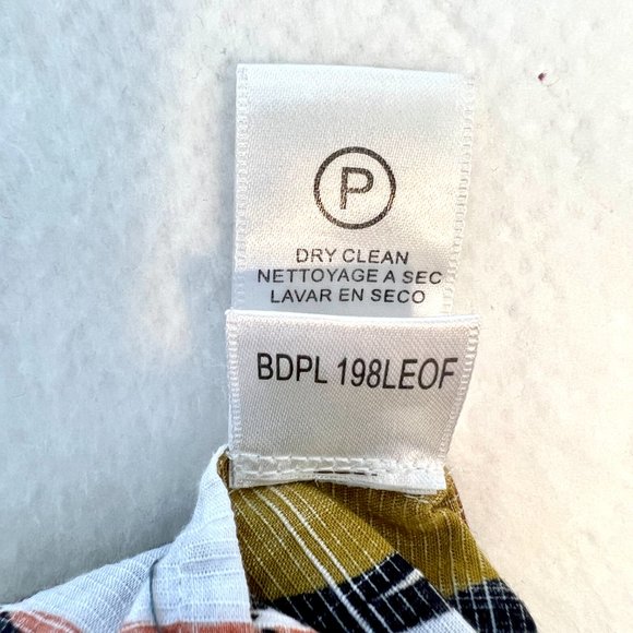 BCBG Maxazria Boho Sundress Sz M String Top Sleeveless Pockets - Picture 7 of 7